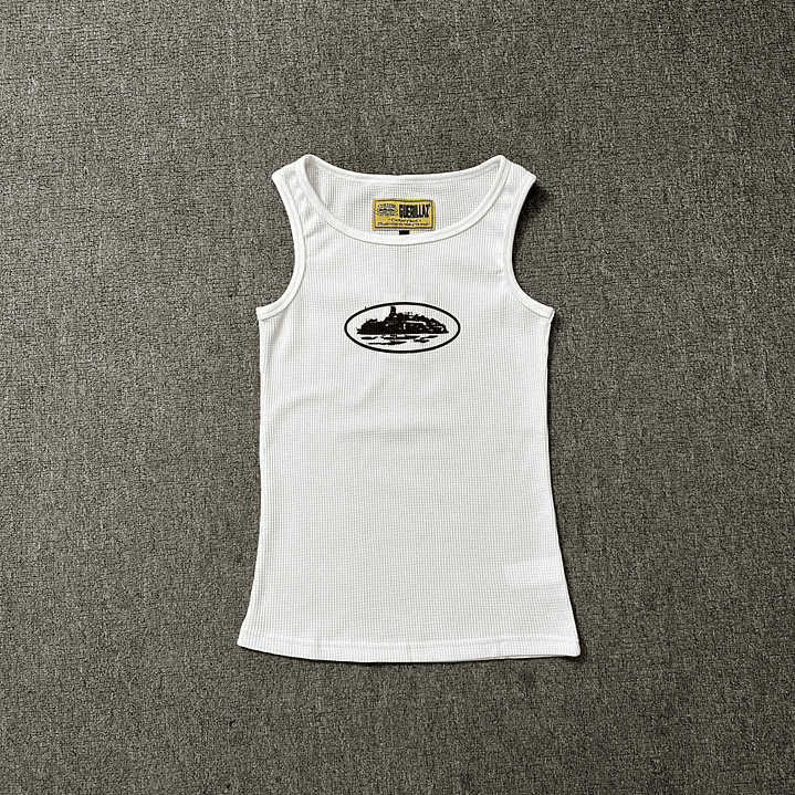 Corteiz Alcatraz Tank Top 'Heather Grey' 4