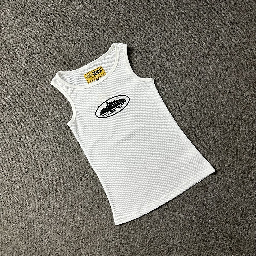 Corteiz Alcatraz Tank Top 'Heather Grey' 5