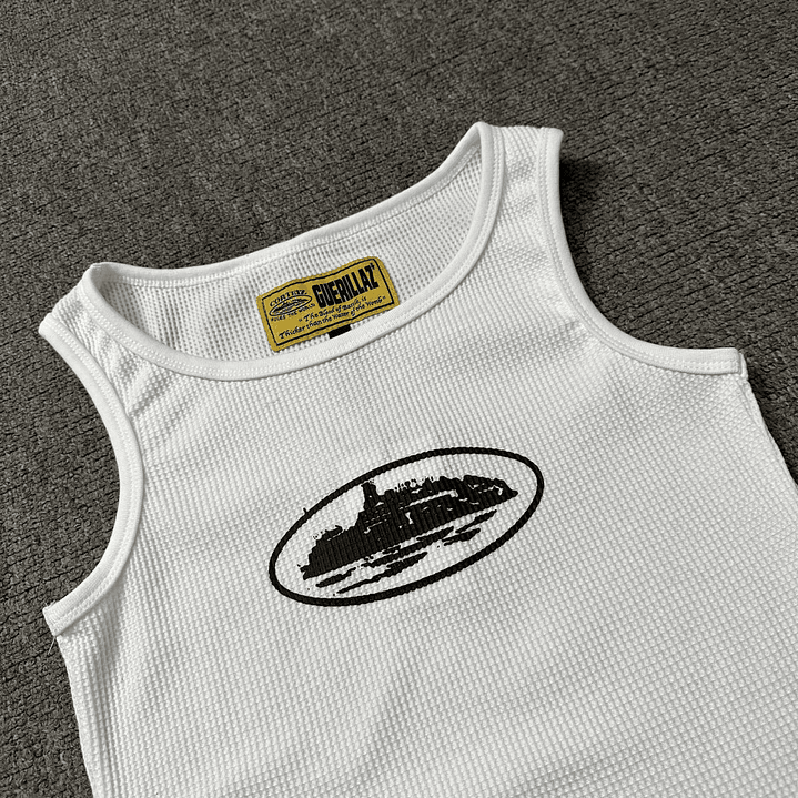 Corteiz Alcatraz Tank Top 'Heather Grey' 6