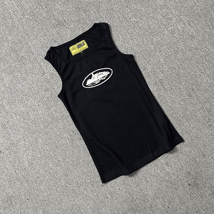 Corteiz Alcatraz Tank Top 'Heather Grey' 14