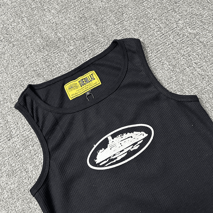 Corteiz Alcatraz Tank Top 'Heather Grey' 15