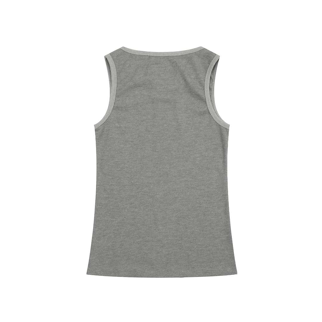 Corteiz Alcatraz Tank Top 'Heather Grey' 22
