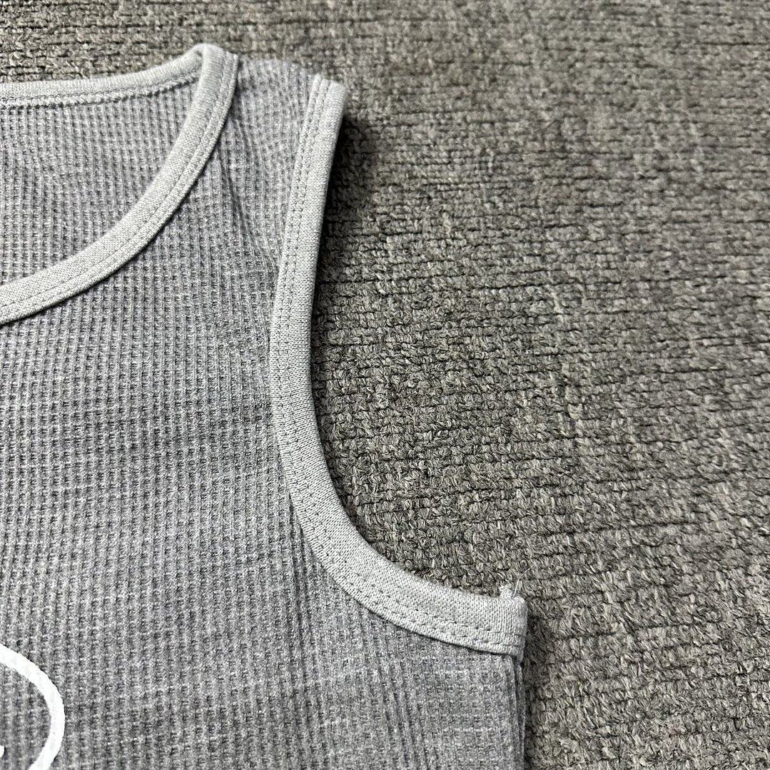 Corteiz Alcatraz Tank Top 'Heather Grey' 27