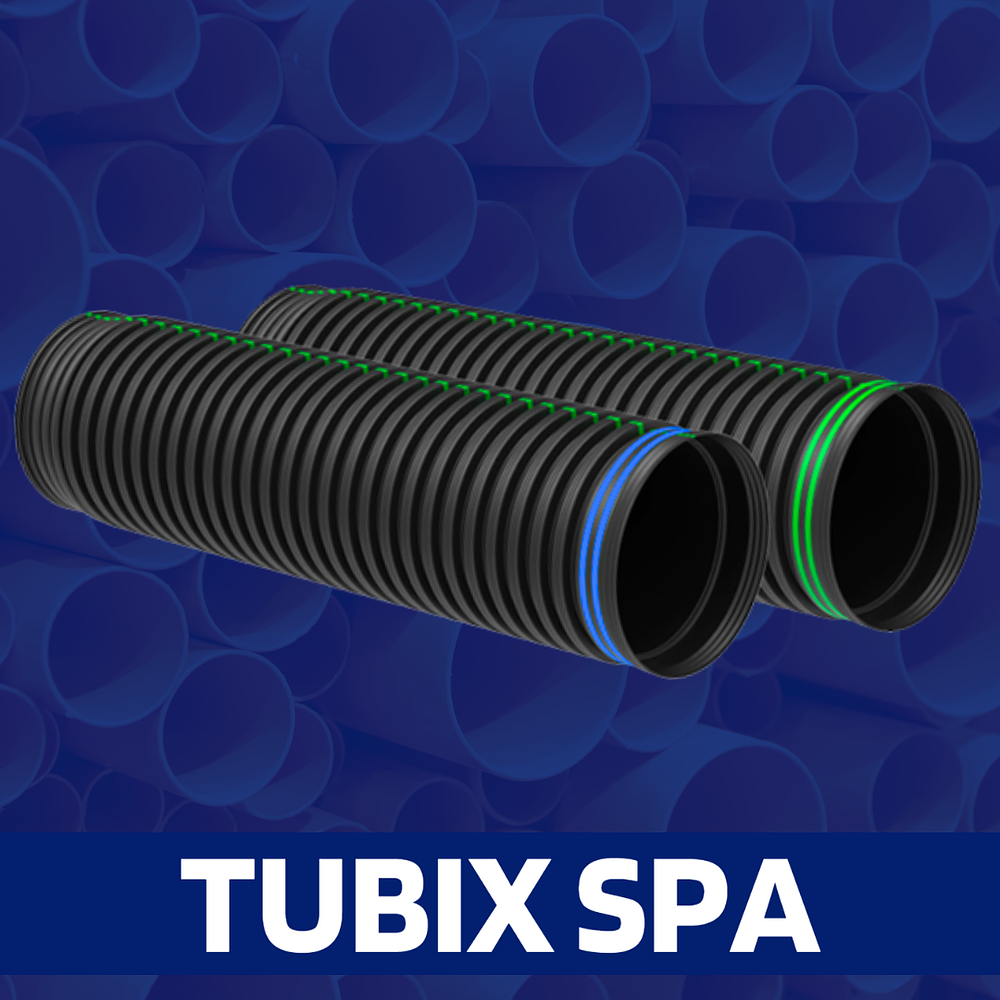 TUBERÍA HDPE CORRUGADA 600 x 6 MTS PE100