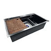 Lavaplatos Linea Deluxe 75x46 black (bandeja/tabla)