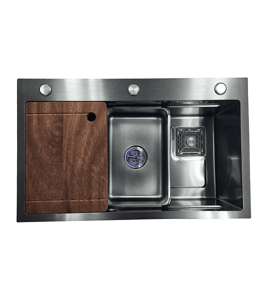 Lavaplatos Linea Deluxe 75x46 black (bandeja/tabla)