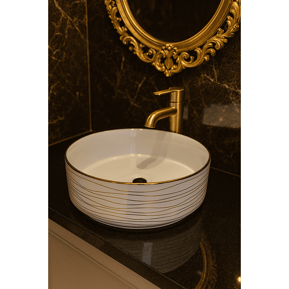 LOZA DE VANITORIO 40 CMS DE DIAMETRO