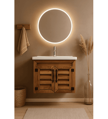 VANITORIO RUSTICO 60x47CM AEREO / COLGANTE