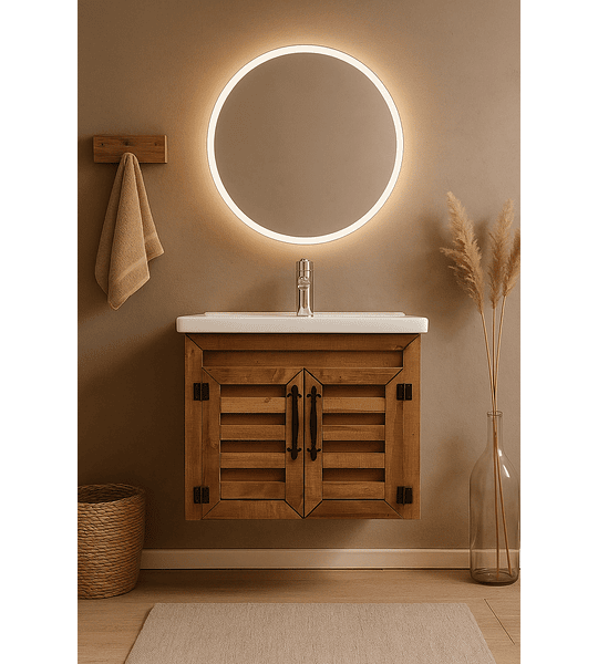 VANITORIO RUSTICO 60x47CM AEREO / COLGANTE