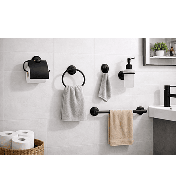SET DE ACCESORIOS DE BAÑO NOTTE