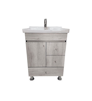 VANITORIO TOSCANA 60CM 3 CAJONES 