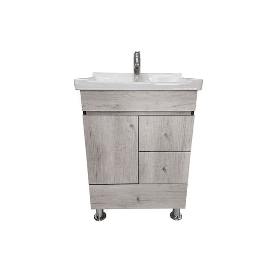 VANITORIO TOSCANA 60CM 3 CAJONES 