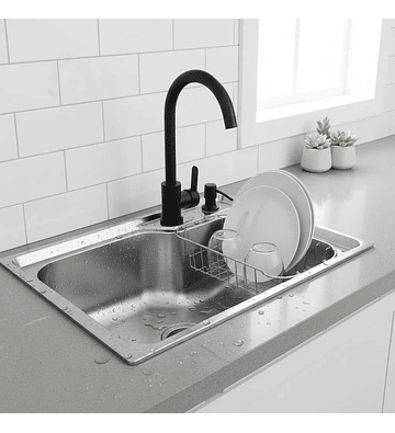 Lavaplatos sobre cubierta 61x43 cms con Rejilla 