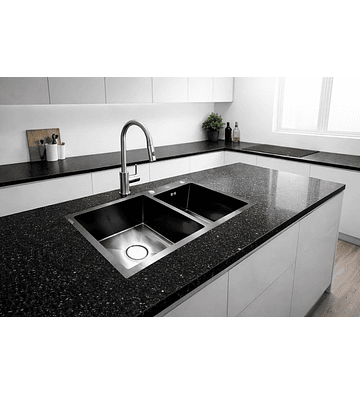 Lavaplatos Deluxe Black 68x38 (A) cms. 