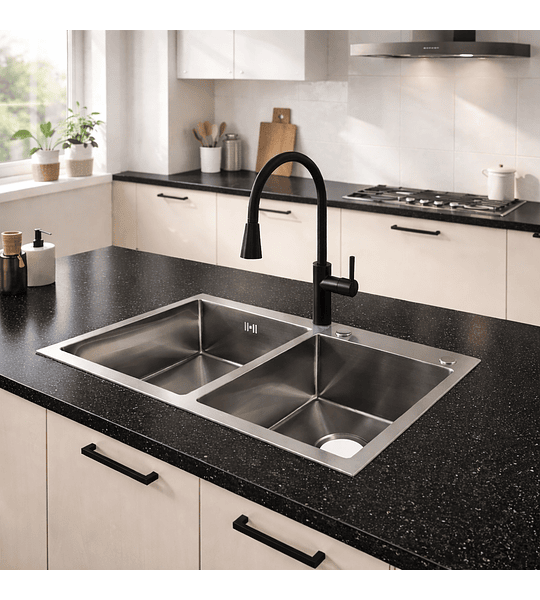 Lavaplatos Deluxe Silver 68x38 (A) cms.