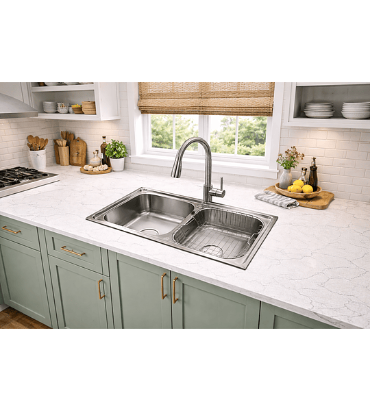 Lavaplatos sobre cubierta 78x43 cms. (L)