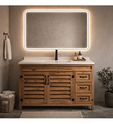 VANITORIO RUSTICO 120X47CM SIMPLE