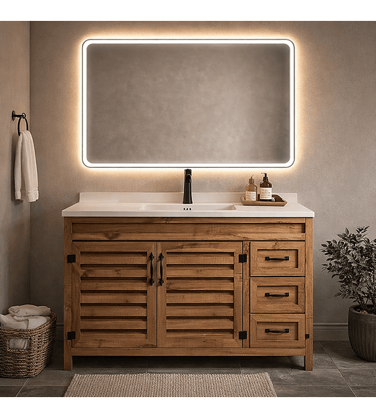 VANITORIO RUSTICO 120X47CM SIMPLE