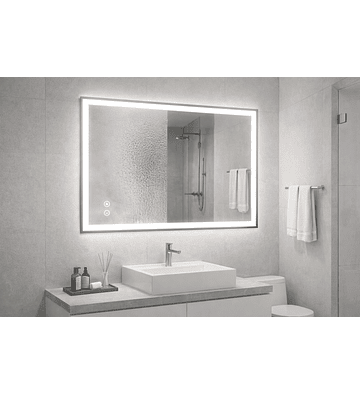 ESPEJO LED Y ANTI-EMPAÑANTE 80X60 CMS 