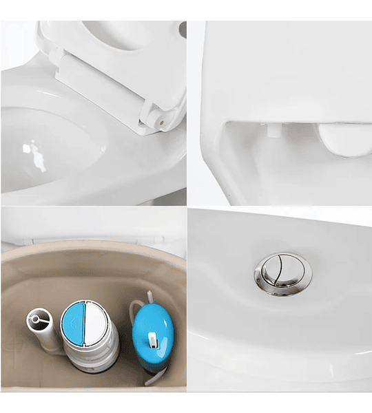 Inodoro one piece 20cm descarga al piso