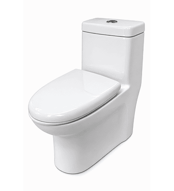 Inodoro one piece 20cm descarga al piso