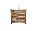 Mueble de Lavaplatos 80cm Rústico