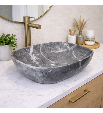 LOZA DE SOBREPONER PARA LAVAMANOS 45X32 CMS. 