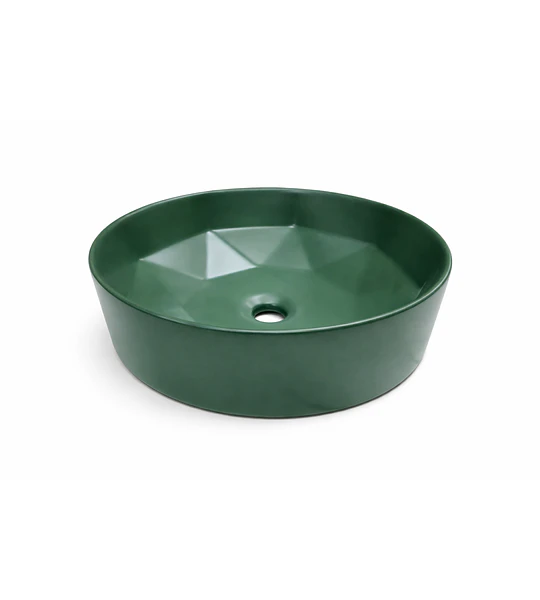 LOZA DE SOBREPONER PARA LAVAMANOS VERDE MATTE 