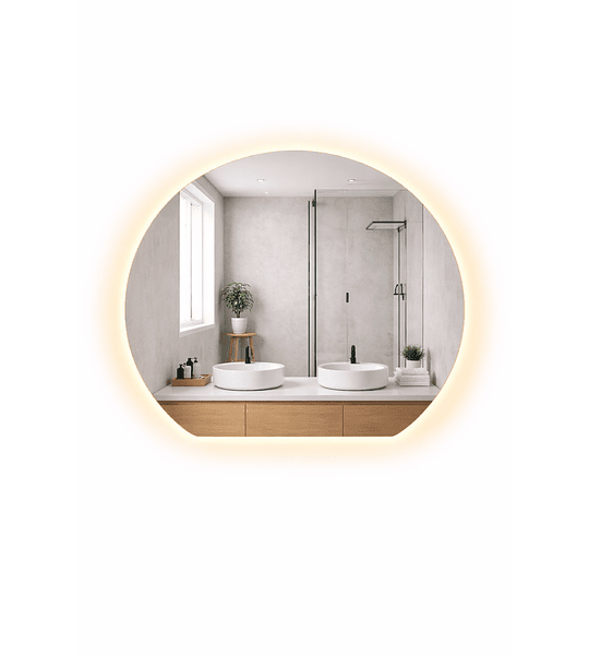 Espejo LED 100x90 cms. Ocaso