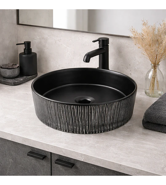 LOZA DE SOBREPONER PARA LAVAMANOS 36CMS DE DIAMETRO 