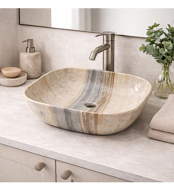 LOZA DE SOBREPONER PARA LAVAMANOS 45X32CMS 