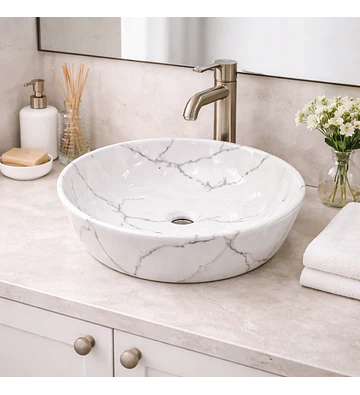 LOZA DE SOBREPONER PARA LAVAMANOS DIAMETRO 42CMS 