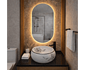 Espejo LED Oval 45x90 cm