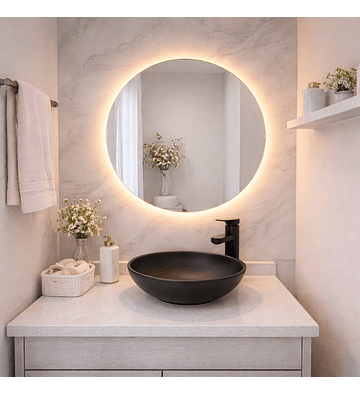 Espejo LED Crystal 60cm diámetro.