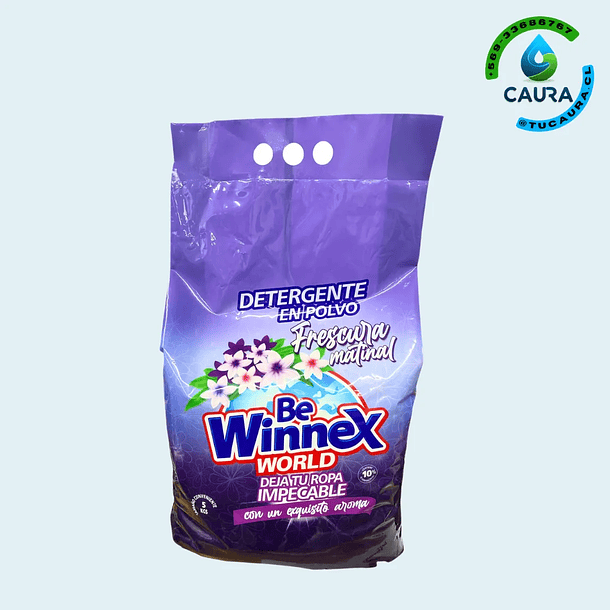 DETERGENTE EN POLVO WINNEX LAVANDA 5 KG