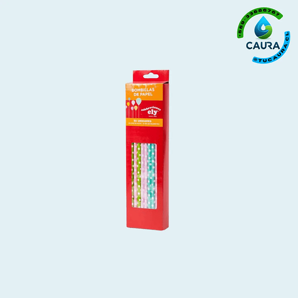 BOMBILLAS DE PAPEL 20X6 MM X 50 UND