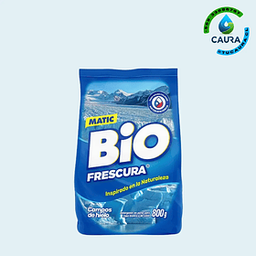 DETERGENTE EN POLVO BIO FRESCURA CAMPOS DE HIELO 800 G