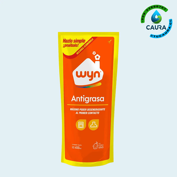 ANTIGRASA WYN DOYPACK DE 450 ML