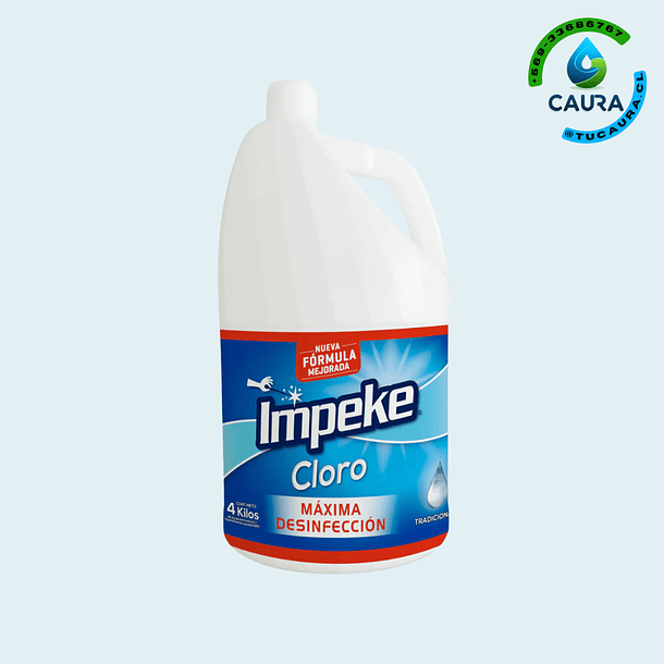 CLORO CONCENTRADO IMPEKE 4 LT