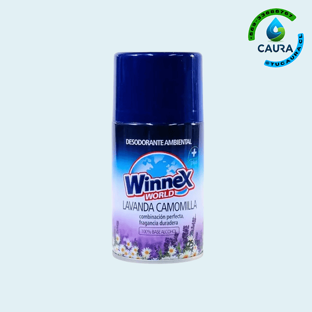 DESODORANTE AMBIENTAL WINNEX LAVANDA CAMOMILA REPUESTO 250 ML