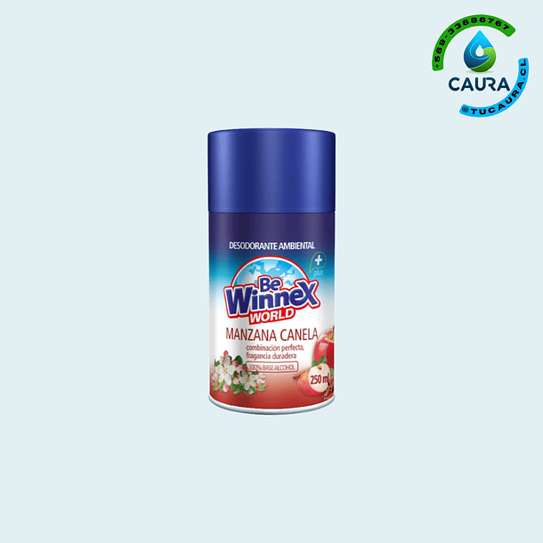 DESODORANTE AMBIENTAL WINNEX MANZANA CANELA 250 ML