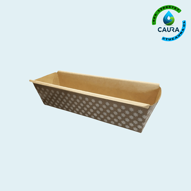 ENVASE QUEQUE RECTANGULAR PAPEL