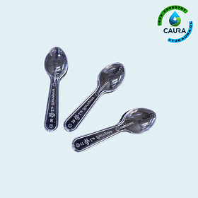 CUCHARITA HELADO TRANSPARENTE 100 UND