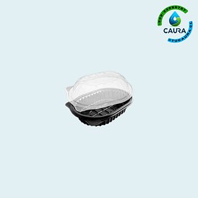 ENVASE CONTENEDOR PARA POLLO CON TAPA DOMO PLASTICO (200)