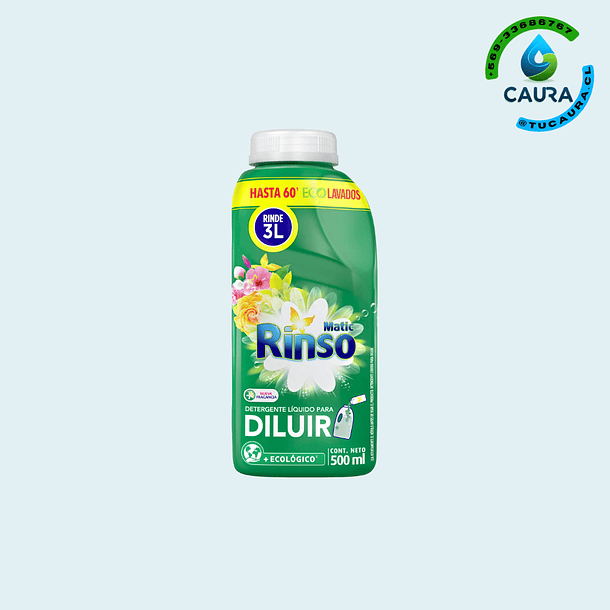 DETERGENTE LIQUIDO RINSO PARA DILUIR 500 ML