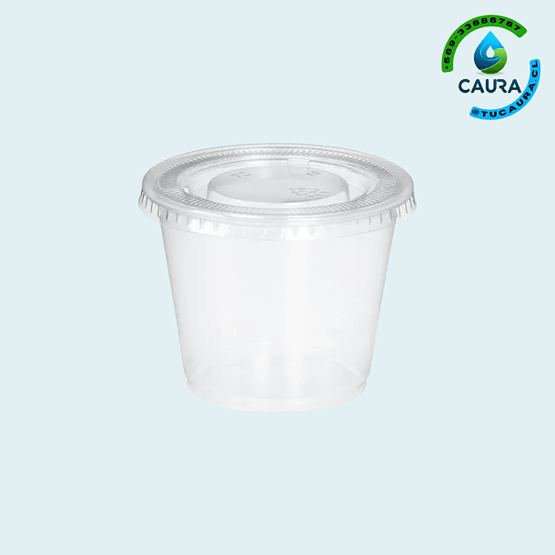VASO PLASTICO 5.5 OZ CON TAPA X 50 UND
