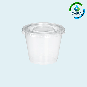 VASO PLASTICO 5.5 OZ CON TAPA X 50 UND