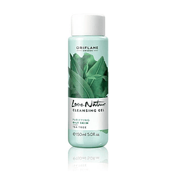 Limpiador Oriflame love nature purifying oily skin gel wash tea tree