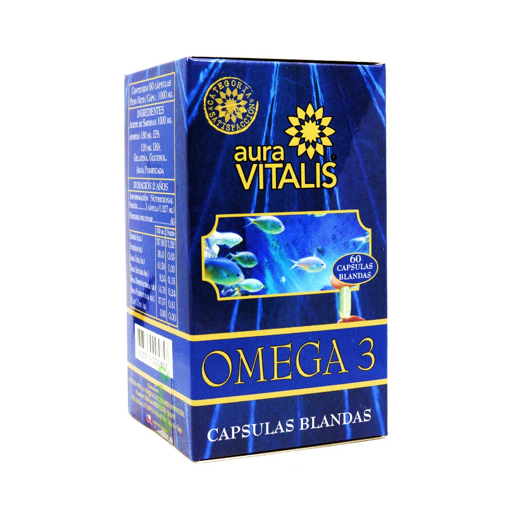 Cápsulas omega 3 vitaminas suplemento natural aceite pescado sardinas
