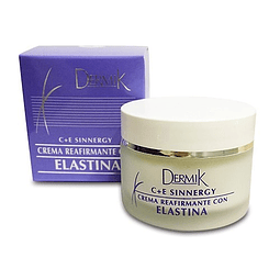 Crema reafirmante elastina y vitamina C + E nutritiva facial dermik 